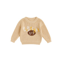 (12-18 Months, Beige Yellow) Kleinkinderpullover für Jungen lange Ärmel