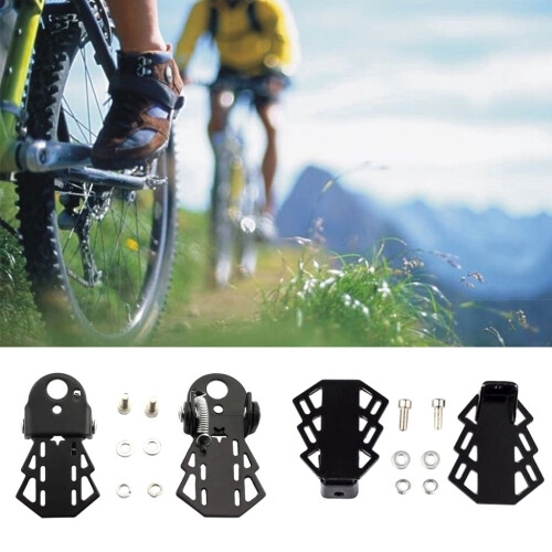 1 ζευγάρι πίσω πεντάλ ποδηλάτου MTB πτυσσόμενα υποπόδια ποδηλασίας ανθεκτικά 1