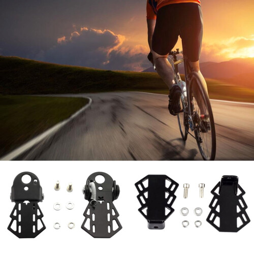 1 ζευγάρι πίσω πεντάλ ποδηλάτου MTB πτυσσόμενα υποπόδια ποδηλασίας ανθεκτικά 2