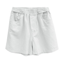 Shorts de corrida femininos confortáveis - Calça curta em algodão denim lavado e elástico, ideal para academia e uso casual.