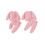 (6-12 Months, Pink) Ensemble pour fille taille élastique 12
