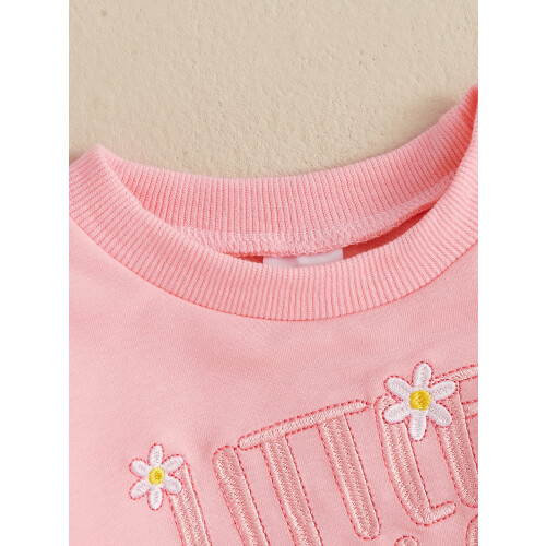 (6-12 Months, Pink) Ensemble pour fille taille élastique 1
