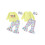 (3-4 Years, Yellow) Ensemble 3 pièces et bandeau. 2