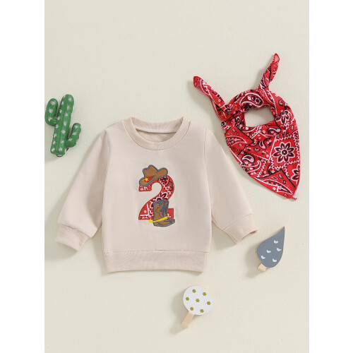 (18-24 Months, Orange) Παιδικό μπλουζάκι γενεθλίων ρούχα φθινοπώρου 2