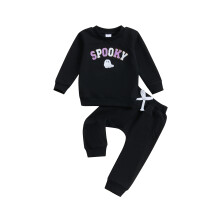 (18-24 Months, Black) Halloweenske súpravy pre jednofarebné nohavice