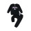 (6-12 Months, Black) Σετ Χαλοουίν για μονόχρωμα παντελόνια 1