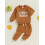 (6-12 Months, Brown) Σετ 2 τεμαχίων με λάστιχο. 4