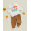 (6-12 Months, Brown) Conjunto infantil de com elástico. 3