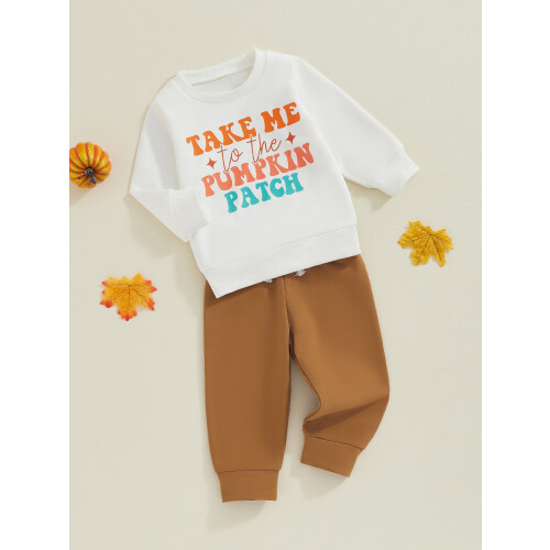 (6-12 Months, Brown) Conjunto infantil de com elástico. 2