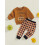 (2-3 Years, Dark Khaki) Σετ Halloween για καρό παντελόνια 14