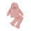 (18-24 Months, Pink) Σετ φούτερ με τεμάχια, φθινόπωρο/χειμώνα. 1