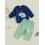 (18-24 Months, Navy Blue) Σετ ρούχων γκολφ με κέντημα 4
