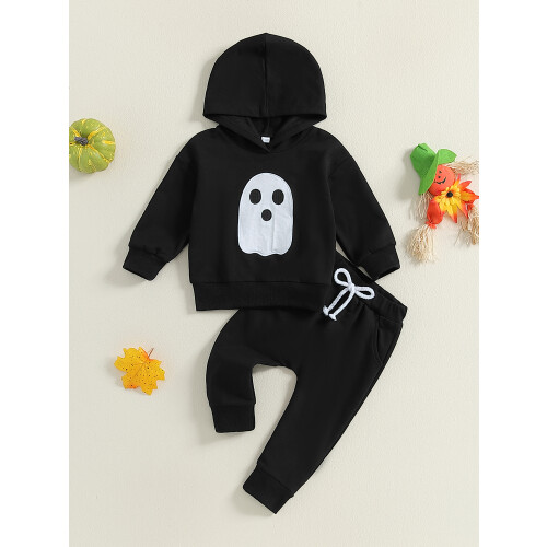(2-3 Years, Black) Σετ Halloween για μακριά μανίκια 2