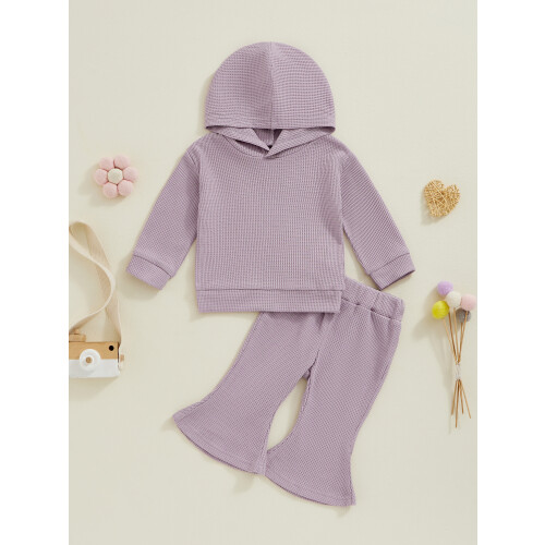 (12-18 Months, Purple) Σετ φούτερ με τεμάχια, φθινόπωρο/χειμώνα. 2