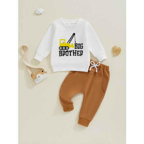 (12-18 Months, White) Completo autunnale per (2 pezzi). 2