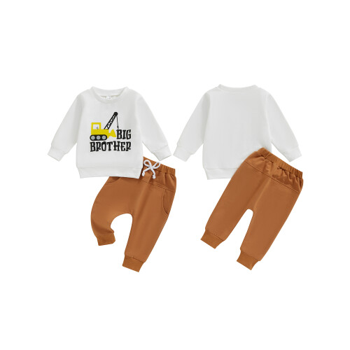 (12-18 Months, White) Completo autunnale per (2 pezzi). 1