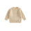 (6-12 Months, Khaki) Παιδικό Μονόχρωμο Πουλόβερ Ριμπ Πλεκτό 1