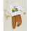 (12-18 Months, White) Completo autunnale per (2 pezzi). 4