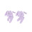 (6-12 Months, Purple) Conjunto de Halloween de cabelo. 2