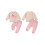 (3-6 Months, Pink) Dvoudílný overal pro elastickým pasem. 2