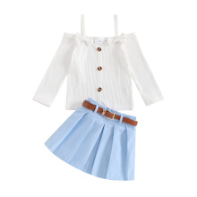 (3-4 Years, Blue) Tenue d'automne pour les fêtes.