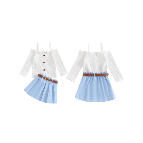 (12-18 Months, Blue) Conjunto de outono e festas. 1