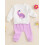 (18-24 Months, Purple) Dvoudílný overal pro elastickým pasem. 5