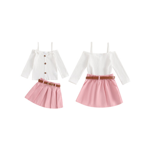 (18-24 Months, Pink) Conjunto de outono e festas. 1