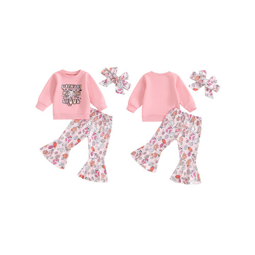 (2-3 Years, Pink) Set 3PCS Halloween de păr 1