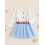 (12-18 Months, Blue) Conjunto de outono e festas. 5