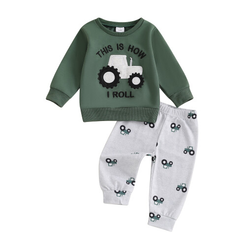(18-24 Months, Green) Σετ παντελονιών για βρεφικά ρούχα