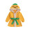 (6-12 Months, Orange) Bata de baño con capucha 1