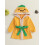 (6-12 Months, Orange) Bata de baño con capucha 4