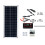Φορητό μονοκρυσταλλικό ηλιακό πάνελ 100W, IP65 Αδιάβροχο για φόρτιση κινητών 1