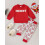 (2-3 Years, Red) Conjunto de calça de letras. 3