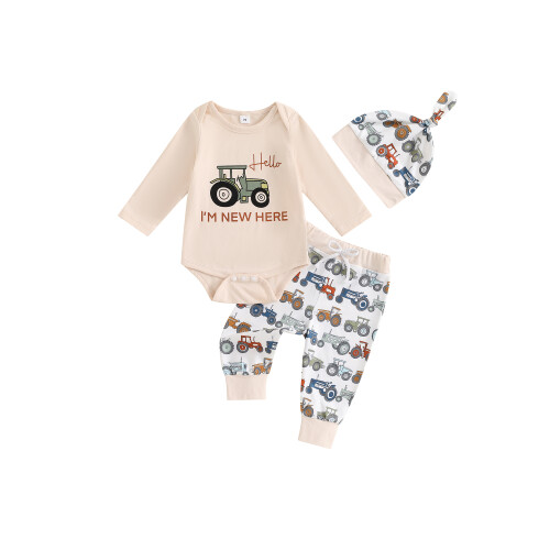 (3-6 Months, Green) Conjunto de Outono Roupas Nascidos