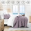 Leichtes Polyester-Steppdecken-Set mit Wolkenmuster 2
