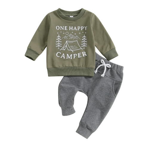 (12-18 Months, Army Green) Σύνολα για 1α 2 τεμάχια
