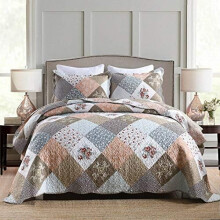 Ensemble de couette king size surdimensionnée 120 x 120 pouces avec 2 taies d'oreiller