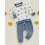 (18-24 Months, Blue) Completo Halloween per 2 pezzi. 4