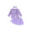(6-12 Months, Purple) Σετ Φούστες Φθινοπώρου Κορδέλες Μαλλιών 1