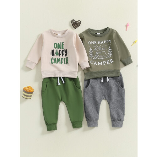 (12-18 Months, Army Green) Σύνολα για 1α 2 τεμάχια 2