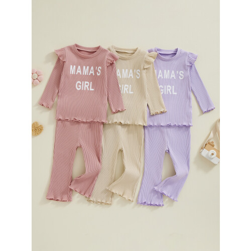 (6-12 Months, Pink) Φθινοπωρινό σετ 2 παντελόνια 2