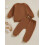 (18-24 Months, Brown) Σετ παντελονιών φθινοπώρου κέντημα, μονόχρωμα 6