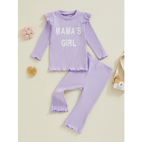 (18-24 Months, Purple) Φθινοπωρινό σετ 2 παντελόνια 2