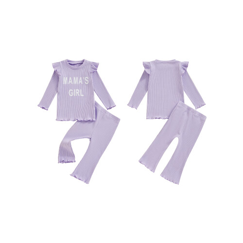 (18-24 Months, Purple) Φθινοπωρινό σετ 2 παντελόνια 1