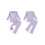 (12-18 Months, Purple) Φθινοπωρινό σετ 2 παντελόνια 2