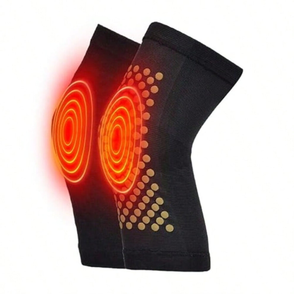2-Pack Wormwood Heating Knee Pads, Soothing Warmth for Joint Comfort & Mobility Support
