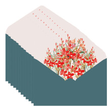 Paper Floral Envelopes for Invitations, Thank You Cards and Greeting Cards, 16.1*11.4cm, 50-PackStyle:Style 3;