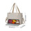 Bolsa térmica feminina para almoço com compartimento para laptop e 3